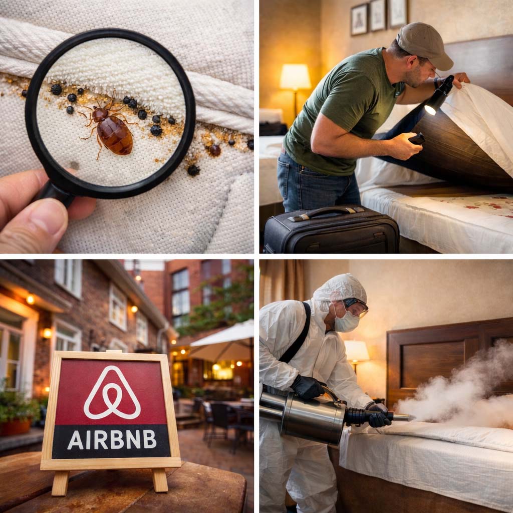 punaises de lit et AIRBNB